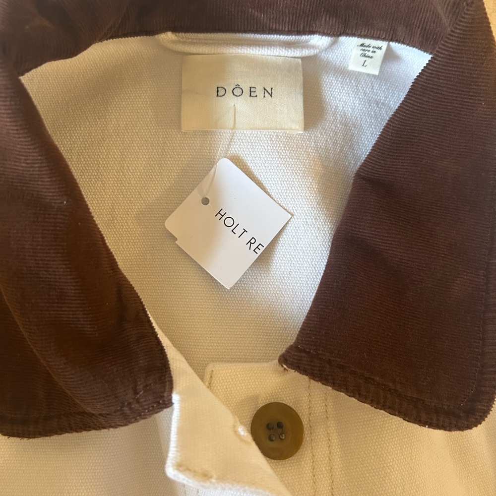 Doen Pascual Jacket in Salt size Large - new with tags - Picture 3 of 8